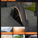 Full Enclosed Motorcycle Cover Waterproof Outdoor/Indoor Storage Waterproof Motorcycle Cover Heavy Duty with Reflective Strips Fits Touring Motorcycles Length up to 108" with Side+Top Box, Size: 3.(3XL)108L" x 45"W x 59"H