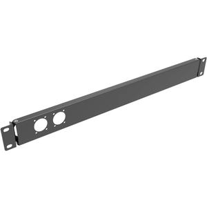 1U Hinged Rack Panel 2D XLR HDMI Audio Rack Mount Panel for 19 inches Rack Mount (2D)