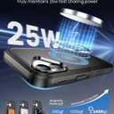 Magnetic for iPhone 17 Case, Compatible with Magsafe,2X Screen Protector,Military-Grade Protection, Drop-Proof Phone Cover for iPhone 17 6.3 inchs,Black