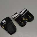 QUMY Dog Shoes for Large Dogs, Medium Dog Boots & Paw Protectors for Winter Snowy Day, Summer Hot Pavement, Water-Resistant in Rainy Weather, Outdoor Walking, Indoor Hardfloors Skid-Resistant Sole (Size 4: 2.2''x2.6''(W*L) (Pack of 4))