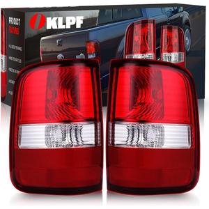 OKLPF Rear Brake Tail Light Compatible With 2004 2005 2006 2007 2008 Ford F150 F150 Replacement Red Taillight Assembly,Includes a Luxurious Box,Driver and Passenger Side