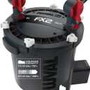 Fluval FX2 High Performance Canister Aquarium Filter - Multi-Stage Filtration, Built-in Powered Water Change System, and Basket-in-Basket Tray Design