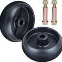 2 Pack GX10168 Gauge Wheel Replaces GX10168 Deck Wheels with Hardware Kit for D110 D130 D140 D160 D170 L100 L110 L120 L130 LA115 LA135 LA145 Z225 Z335 Z345 Z355 Z425 Z445 Tractors