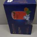 Vintage Glassware Drinking Glasses Set of 6,12 oz Hobnail Glass Cups,Embossed Grey Water Tumbler,for Beer,Cocktail,Whiskey,Juice and Various Mixed Drinks- 1 Cleaning Brush (Gray)