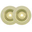 Diamond Grinding Cup Wheel 4-1/2 Inch - 115mm Diamond Cutting Disc for Dekton Porcelain Tile Ceramic Granite Marble Grinding Disc Fits 7/8-5/8 Inch Arbor 2pcs