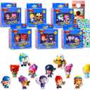 Brawl Stars Mini Figures 12 Pack - Bundle with 12 Video Game Cupcake Topper Figurines Plus Stickers, More | Brawl Stars Party Supplies Set for Boys, Girls, Kids