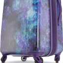 American Tourister Moonlight Hardside Expandable Luggage with Spinner Wheels, Cosmos, Checked-Medium 24-Inch