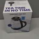 Chefman 1L Electric Tea Kettle with LED Lights, Automatic Shut Off, Removable Lid, Boil-Dry Protection, Hot Water Electric Kettle Water Boiler, Electric Kettles for Boiling Water