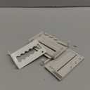 Amazing Drapery Hardware 2.5 Inch Pocket Rod Brackets - Adjustable 3.5 to 6 Inch Clearance, Universal for Wide Pocket Rods - 1 Pair with Screws and Plugs