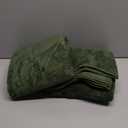 YTYC 29x59 Inch Bath Towels Set of 6 Large, Super Soft Lint Free Lightweight Microfiber Shower Towels for Bathroom 80% Polyester (Olive Green, 6 Piece)