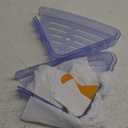 Sotfamily Shower Caddy Corner, 4 Pack Adhesive Corner Shower Shelves for Bathroom Organizers and Storage, Rust Free Plastic Rack for Bathroom Accessories & Decor, Crystal