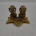 NOBILITY Ganesh Lakshmi Statue Ganesha Murti Idol Showpiece with Diya for Diwali, Home, Temple, Office, Mandir, Temple Gift Items