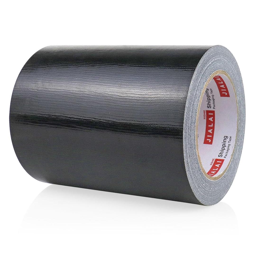 Wide Duct Tape, Industrial Grade 30Yards (90 ft) Wide 6'' Tape Duct, 9 Mil Heavy-Duty, Waterproof, Strong, Flexible, No Residue, for Crafts & Home Improvement (Black, 6'' x 90ft)