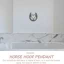 BESTOYARD Heart Shaped Horseshoe Wall Decor | Rustic Western Wall Hanging Sculpture in Black Resin | Farmhouse Equestrian Home Decor & Good Luck Housewarming