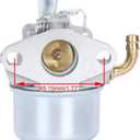 Pro Chaser 214706 Carburetor Compatible with Briggs and Stratton Nikki 214706T 811056 32711242 797180 on 5hp 5.5hp 6hp 6.5hp Intek i/c 190 206 engine