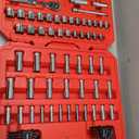 CRAFTSMAN Mechanics Tool Set 105 Pcs, Standard (SAE) and Metric with Case , 1/4 and 3/8 Inch Drive Car Tool Kit( CMMT12123)