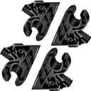 4 Pack 731-10069D Hood Pivot Bracket Fits Cub Cadet/MTD Lawn Mower - Fits Model: GT XT1 XT2 50 SLX54 SLX50 GX54 GX50 ST54 247202420 247270480 247270550, Replaces 731-10069A, 731-10069B, 731-10069C