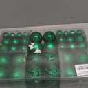 Christmas Balls Tree Ornaments, Shatterproof Christmas Decorations Set with Reusable Hand-held Gift Package for Holiday Xmas Tree Decor (100, Green)