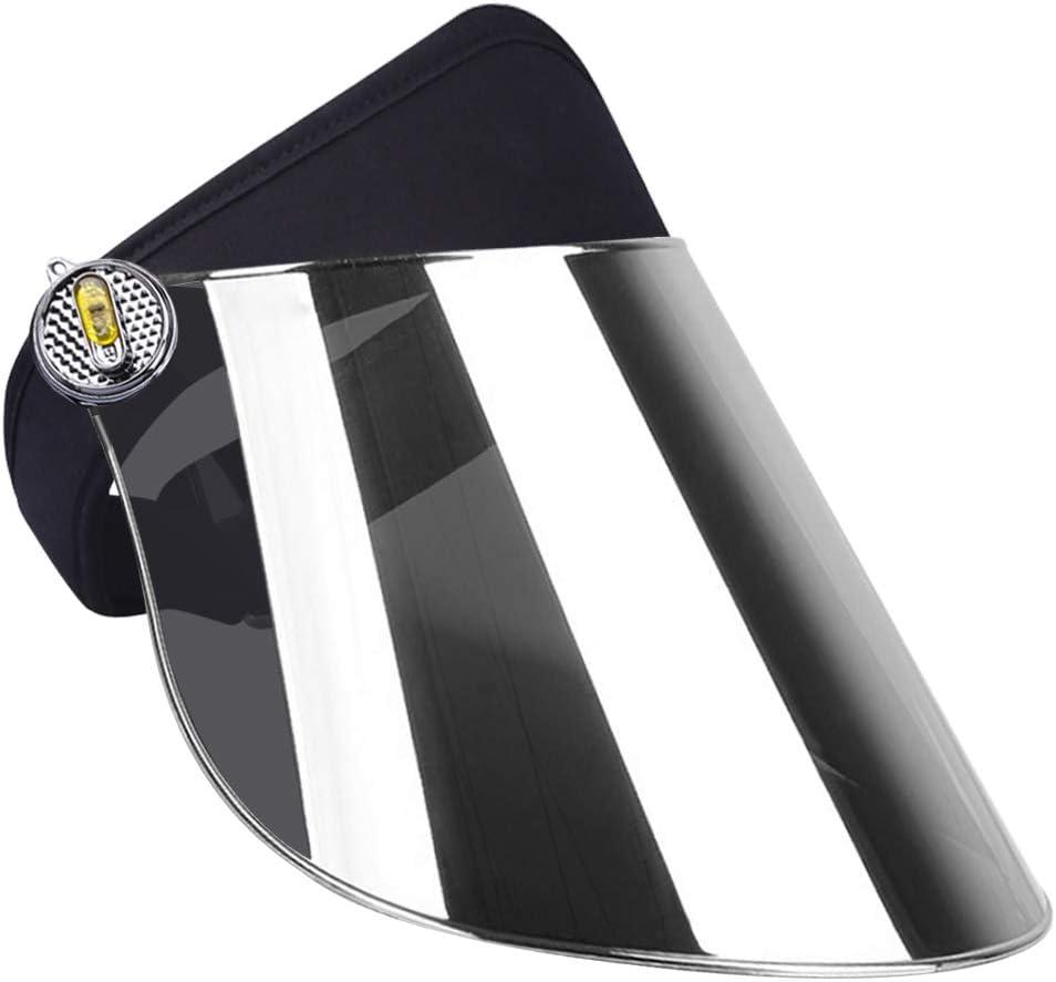 WAYCOM Sun Visor Hat -Sun Cap, UV Protection Hat Premium UPF 50+ Visor for Women for Fishing, Hiking, Camping (Adjustable Magic Sticker)