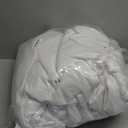 10-Pack White Round Tablecloths, 90 Inches, Stain-Resistant Polyester for 4-5 Ft Round Tables - Washable Table Covers for Weddings, Banquets, Birthday, Parties, Events