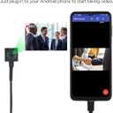 Button Camera 1080P Wearable External Phone Camera for Android Smartphone(Type-C only) Indoor and Outdoor Use