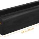 Baluue Floor Mirror Stand Holder, Solid Wooden for Full Length Mirrors Holder Anti-Slip Base Leaning Support Stopper for Home Wedding Sign Art Gallery Display Frames up to 1.3"