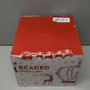 PEIDUO Christmas Jeweled Crown Tree Topper, Light up Tree Topper with 60 Warm White Lights, Large Christmas Topper Unique with Multifunction Controller, Metal Xmas Topper Decorations for Tree, Plug in