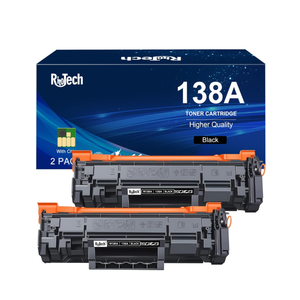 138A Toner Cartridges,for HP 138A W1380A 138X W1380X for HP Laserjet Pro MFP 3101fdw 3001fdw 3001dw Printer Ink,2 Black (with Chip)