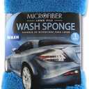 Viking Car Care 844300 Long Pile Microfiber Car Wash Sponge - 9.5 Inch x 4.5 Inch, Colors May Vary (Assorted)