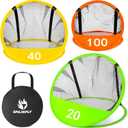 Golf Chipping Net Pop-Up Practice Nets with 3 Targets for Indoor Outdoor Backyard Golf Training Game