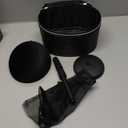 FASHION DO Deluxe Wig Travel Box or Makeup Case Compact Durable in Black and adjustable velvet styrofoam wig head holder with suction cup (Wcase-5)