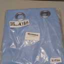 ORINOVA Blue Two Pages Living Room Blackout Curtains for Bedroom Kitchen Window Black Out Grommit Thermal Insulated Curtains 34x36 Curtains Nursery Decorations