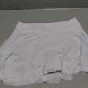 Womens Swim Skirt Swimsuit Bottom - High Waisted Bathing Suit Bottom Tummy Control Swim Skirt Layer Ruffle Bikini Skirt 2025 (Large, White 01)