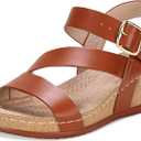 Jeossy Women's Platform Wedge Sandals 835 Comfortable Open Toe Ankle Strap Summer Walking Sandals with Buckle (7)