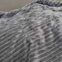 Bedsure GentleSoft Heated Blanket Throw - Soft Ribbed Flannel Electric Blanket, Heating with 6 Time Settings (Up to 10H), 6 Heat Settings & 8Hr Timer Auto Off, Gifts for Grandma (50x60 inches, Grey)