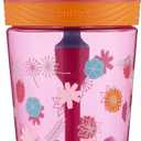 Contigo Kids Spill-Proof Tumbler with Straw 14 oz. 2 Pack (Dragonfruit Wildflowers & Blue Poppy Clouds)