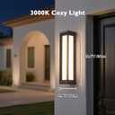 Outdoor Wall Lights, 26" Waterproof Modern Porch Light, 3000K Large Outdoor Sconces Wall Lighting Mount, Long Exterior Lighting Fixtures for Front Porch Outside House Garage Patio