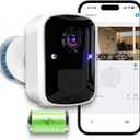 Goalake Wireless Security Cameras, 3MP WiFi Battery Powered Camera with AI Motion Detection, 2-Way Talk, Spotlight, Siren, IP65, Cloud & Up to 256G SD Storage