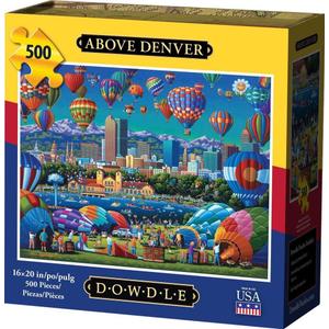 Dowdle Jigsaw Puzzle - Above Denver - 500 Piece