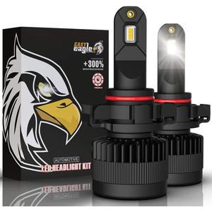 Easy Eagle 5201/5202 LED Fog Light Bulbs, 12000Lumens Extremely Bright 6500K Cold White PS19W/PS24W/12085 DRL Replacement for Cars, Trucks (Pack of 2)