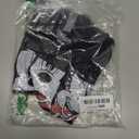 Disney Characters Mickey Mouse Expression Grid Girl's Solid Crew Tee (Medium, Black)