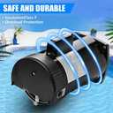 B2853 Pool Pump Motor 1 HP Up-Rated, Square Flange 56Y Frame, FIT Hayward Super Pump MaxFlo, 3450 RPM 115V/230V Dual Voltage, 303 Stainless Steel Threaded Shaft, Replaces STS1102RV1