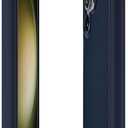 ITSKINS Ballistic R // Nylon Protective Phone Case for Samsung Galaxy S23 Ultra, Lightweight, Non-Slip Heavy Duty Shockproof Cover Military Phone Case - Dark Blue