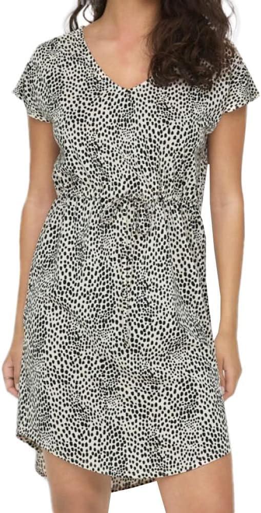 Womens Summer Dress Lantern Sleeve Square Neck Tie Front A-Line Double Layer Hem Mini Dresses, Large White 