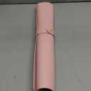 Multifunctional PU Leather Table Mat - DualSided and OilProof Desk Pad, Large Size Matcha (Pink + Cork)