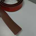 Garage Threshold Ramp, 10 ft Non-Slip Rubber Transition Strip for Wheelchair Access, Doorway Reducer Ramp in 4 Colors (Dark brown)