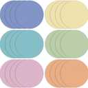 2 x Newtay 24 Pack 10 Inch Dry Erase Dots for Classroom Tables Dry Erase Circles Colorful Removable Board Marker Wall Sticker Decal Spot Set for Student Tables Desk School Teacher Supplies(Warm Color)