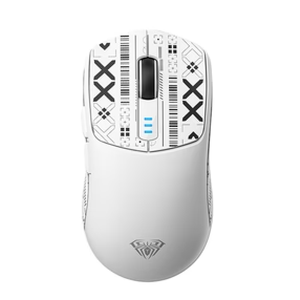 AULA SC580 Tri-Mode Wireless Gaming Mouse with Anti-slip Stickers (White)