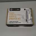 Purrfectzone Bidet Sprayer for Toilet, Handheld Sprayer Kit, Cloth Diaper Sprayer Set - Easy to Install - Stainless Steel