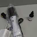 Aima Beauty One Step Dryer & Volumizing Hot Air Brush, Blow Dryer, Ceramic Straightener, Curler & Hot Comb 4 in 1 Salon Ionic Hair Styling Tools, White (2.3"/ 60mm Oval Barrel)